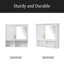 Armoire de toilette 2 en 1, armoire à pharmacie murale de 30 pouces avec tablettes réglables et portes à fermeture douce, miroir haute définition avec rangement pour meuble-lavabo de salle de bain-1285234799