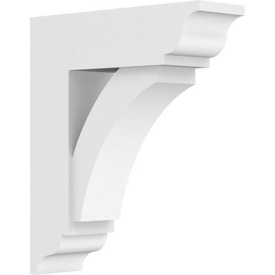 Support en uréthane standard standard avec extrémités traditionnelles, brun clair apprêté Thorton
