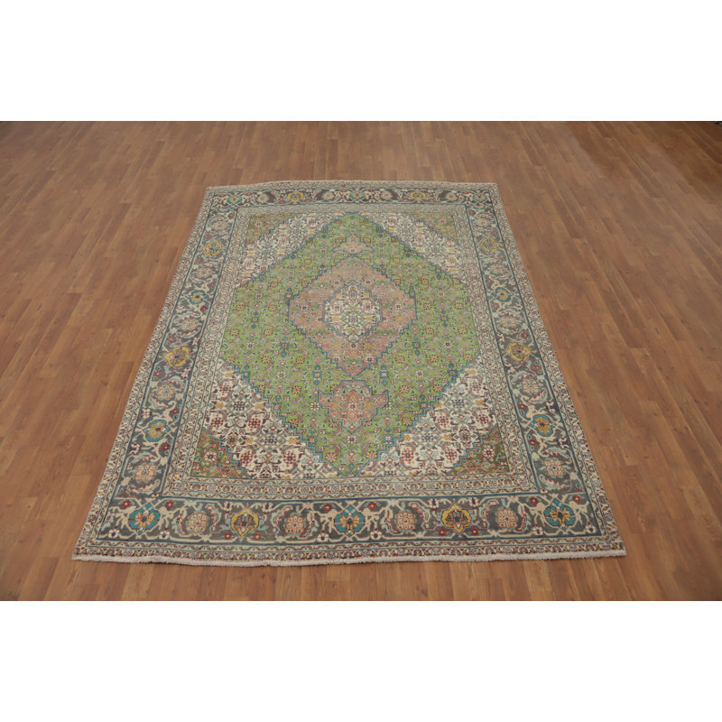 Tapis vert traditionnel 6 x 9