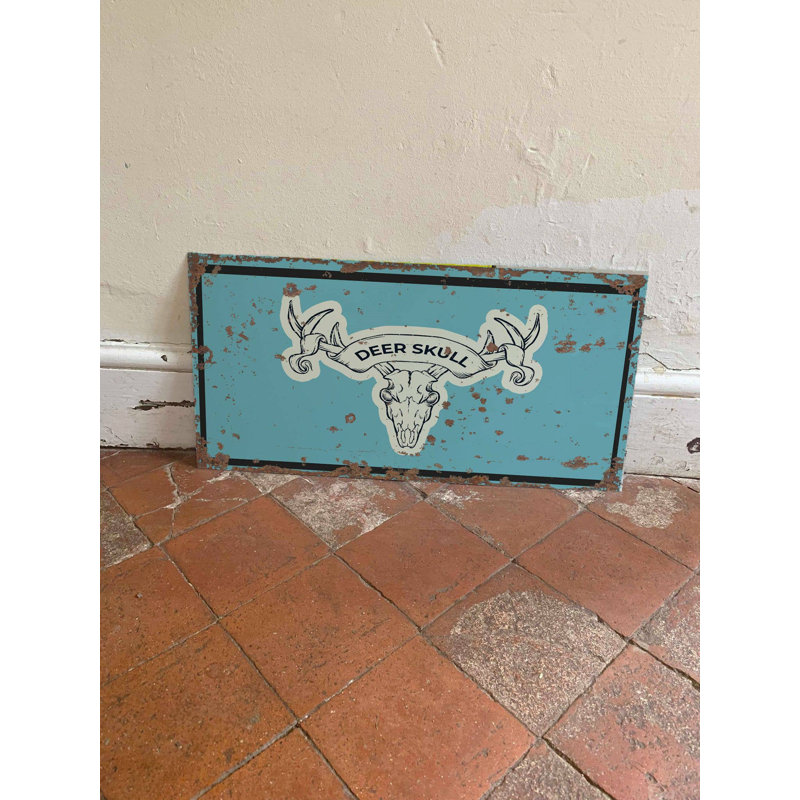 Wall Decor on Metal, 30cm H x 60cm W