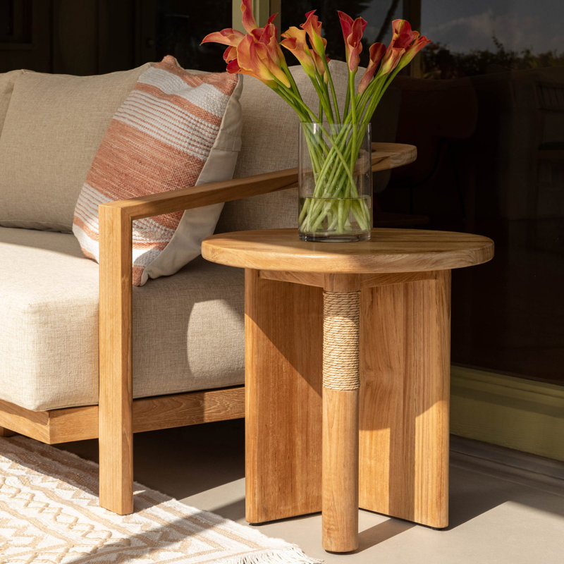 Phaedra Outdoor Side Table Natural