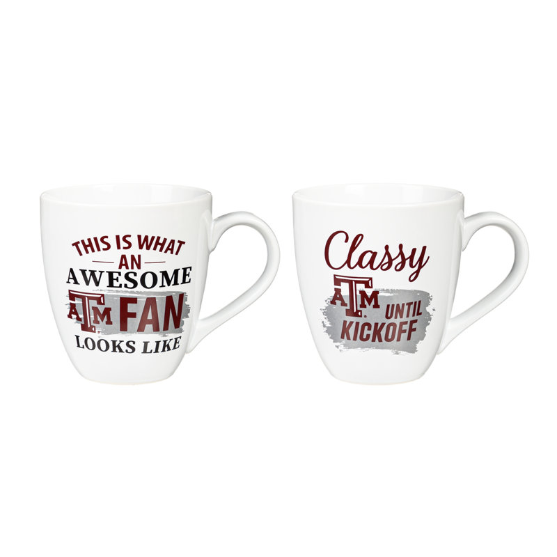 Ensemble-cadeau Texas A&M, tasse en céramique 17 oz