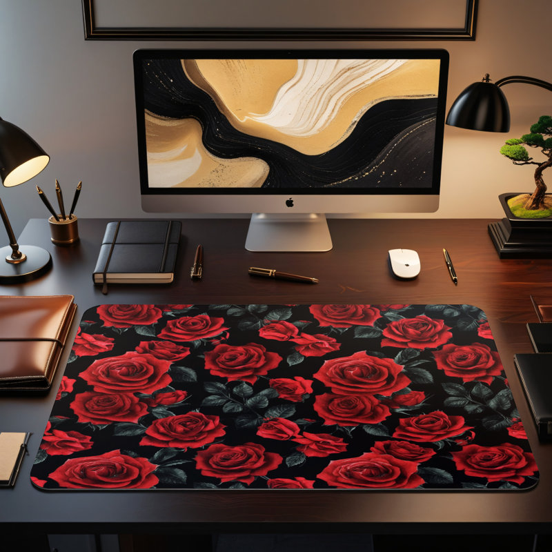 Polyester Desk Pad, 31.5x15.5