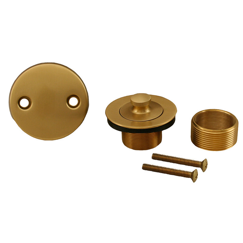 Lift and Turn Bathroom Sink Drain, Brushed Bronze