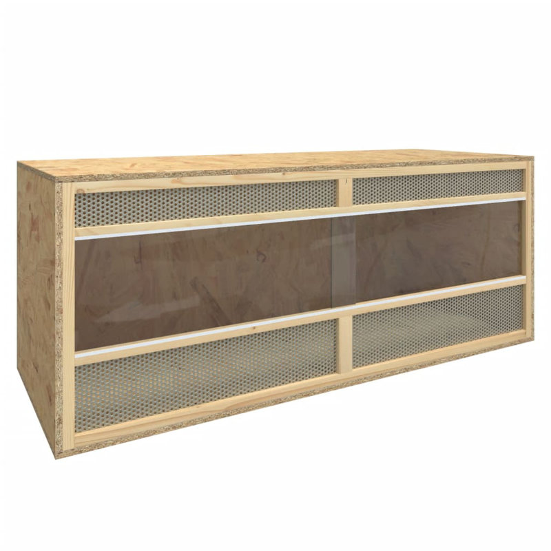 Bay Isle Home Terrarium Engineered Wood, 50cm H x 120cm W x 50cm D