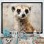 «Cute Meercat Portrait III», reproduction sur toile-1650209691-1877453465