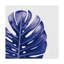 « statement palms iv indigo », reproduction d’impression sur toile tendue-33411781