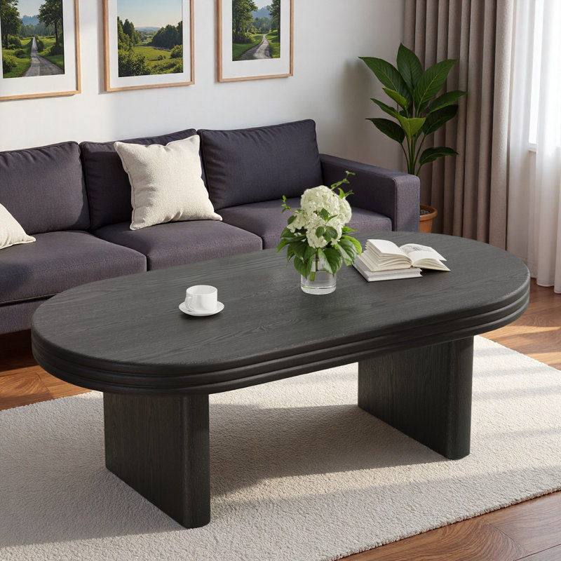 Table basse Mid Century Modern, Noir