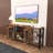 TV Stands For Living Room, Industrial TV Stand For Bedroom Furniture, Farmhouse TV Stand 80 Inch Television Stand , Modern Horizontal Wood And Metal Open Bookshelf-1999470809