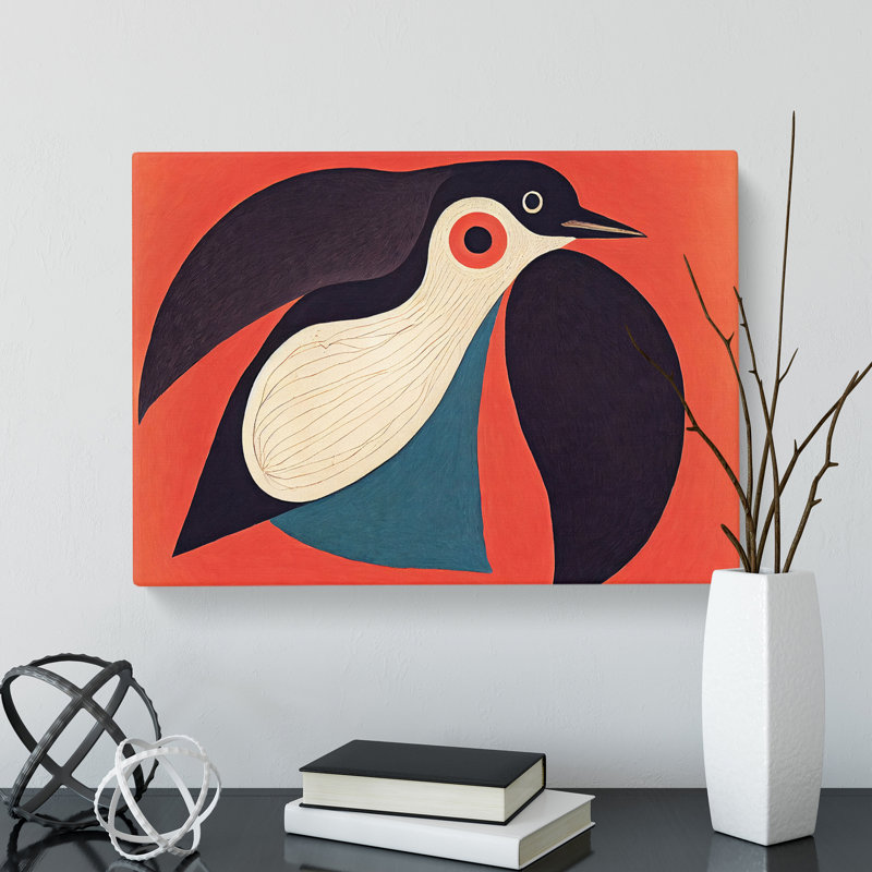 Crow Bird Vol.2 - Wrapped Canvas Print, 35cm H x 50cm W x 3cm D