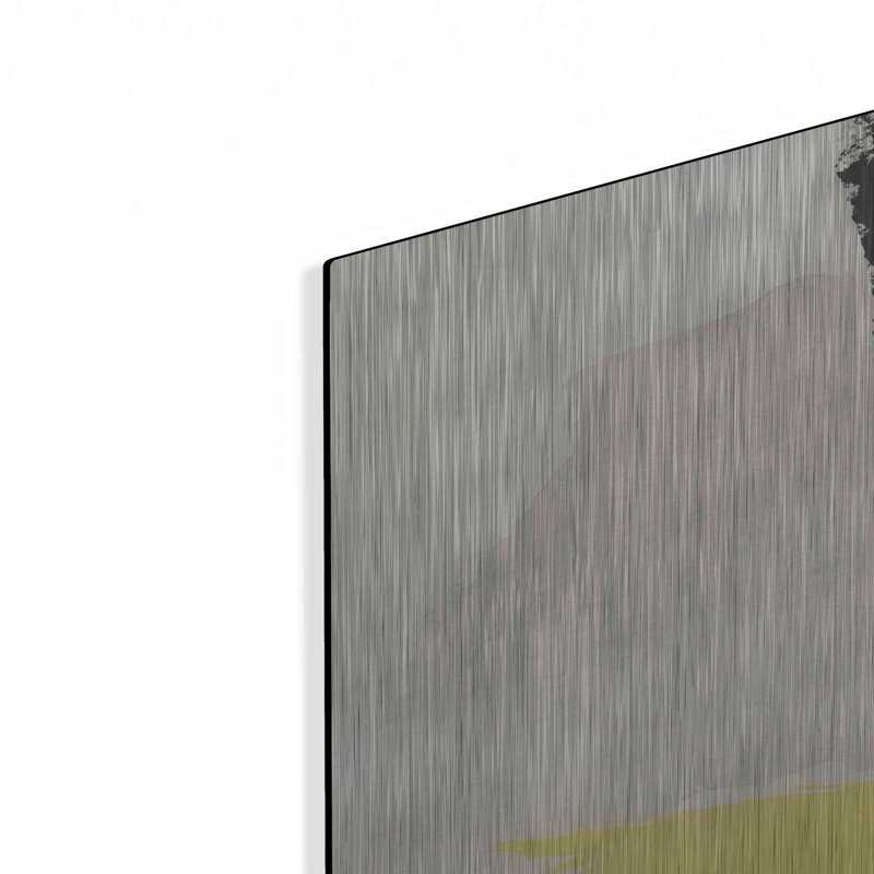 Art mural en métal Wrought Studio «Creamy Yellow IV» par Chris Paschke, H 36 po x l 36 po