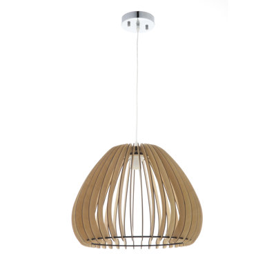 Trevino 1 - Light Beige Dome Pendant