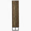 Armoire d'appoint à 8 tablettes en chêne rustique et bronze industriel-1246956272