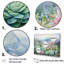 «Green Succulent Desert Charm», reproduction sur toile-812245350-812245337