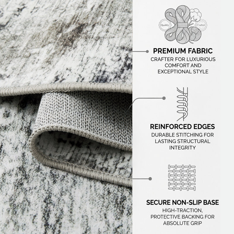 Cashmere Machine Tufted Area Rug ( Low-Pile Traditional), Rectangle 120 x 170 cm