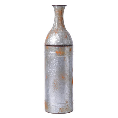 Vase de plancher décoratif en métal galvanisé campagne Hytop