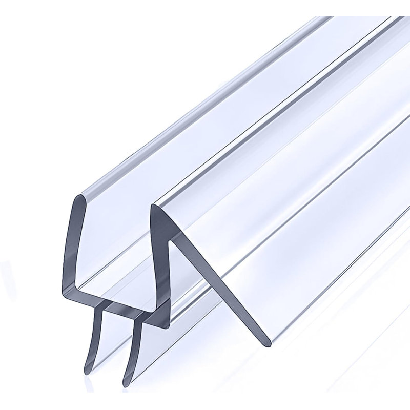 Frameless Shower Door Bottom Sweep, 0.25" H x 40" W x 2" D