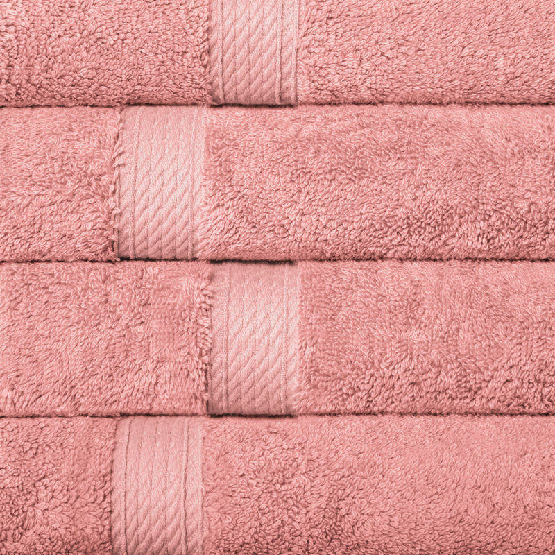 Coton luxueux et hautement absorbant Renata, Thé rose
