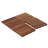 11.8'' L x 11.8'' W Wood Interlocking Deck Tile in Brown