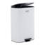 SLIMLINE PEDAL BIN 30L MATT WHITE
