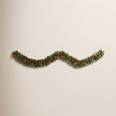 6'' in. Lighted Faux Garland