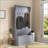 Coat Racks 3-in-1 Entryway Hall Tree, 38” Storage Bench with 4 Hooks &amp; Shoe Storage | Gray | Coat Racks