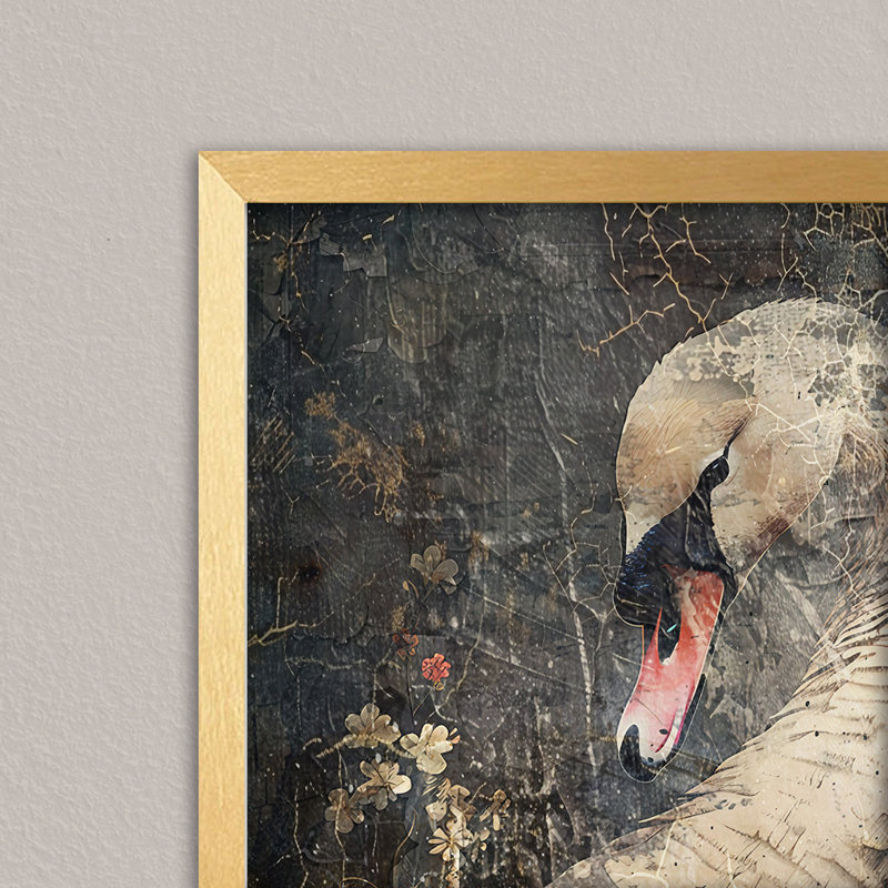 Nature Inspired "Floral Art Illustration 25" by Rafal Kulik Framed Print Wall Art, 16" H x 16" W