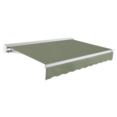 Auvent de patio rétractable avec capuchon de protection Awntech Destin