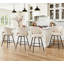 Tabouret de bar pivotant en métal 26 po-1392948335-1393784386
