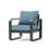 Andes 7-Piece Sunbrella® Outdoor Patio Seating Set - Canvas Denim-123295705