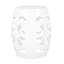 Grande table moderne en fer-blanc - Aucun assemblage requis, avec un style chic.