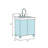 Sybilla 35'' Single Bathroom Vanity with Marble Top-885510934