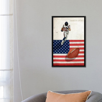 «Football I» - Reproduction de souvenirs sur toile tendue