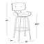 Tabouret de bar à hauteur fixe