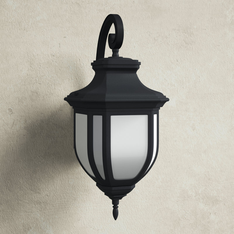 Carterton Aluminum LED Wall Light, 14.63" H x 6.38" W x 8.5" D, Black, Yes