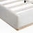 Elegant Upholstered Bed With Solid Wood Frame-846915550
