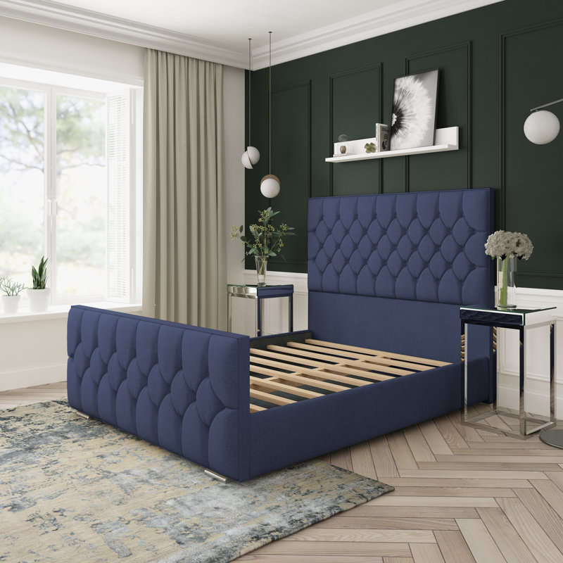 Upholstered Bed, Sapphire, Small Double (4')