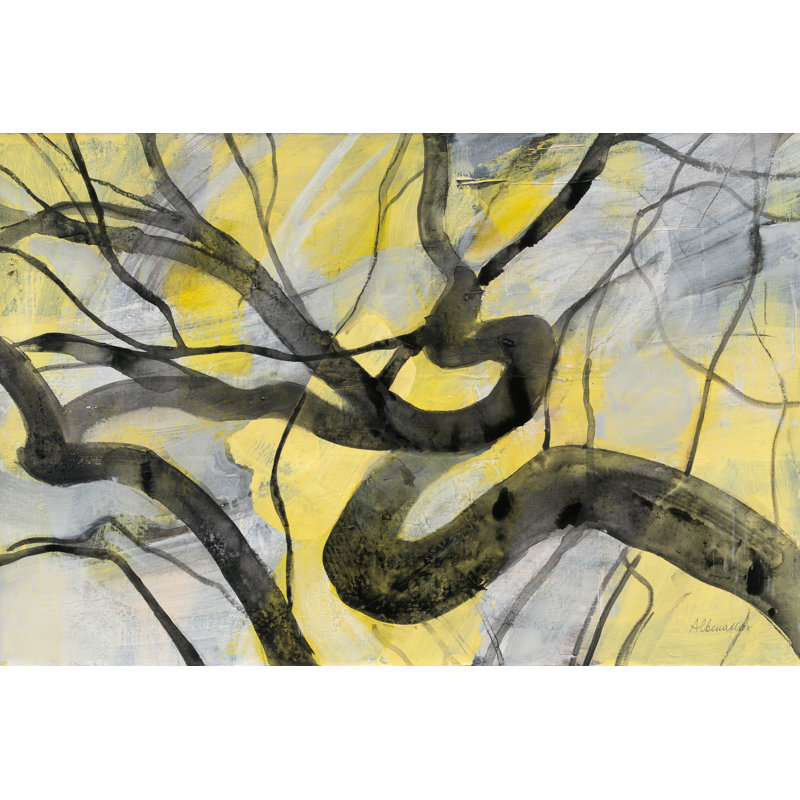 Twisted by Albena Hristova - Wrapped Canvas Painting, 30cm H x 46cm W
