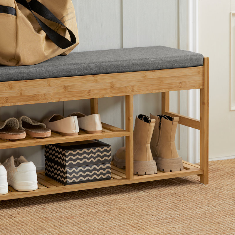 Upholstered Bench With Storage Space Fresnel
