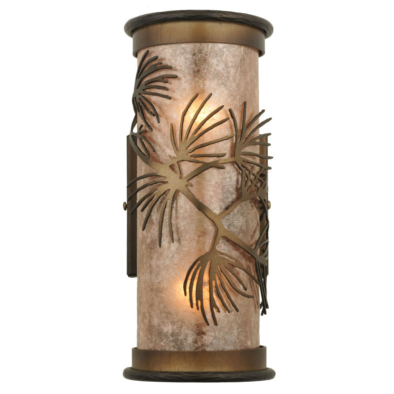 2 - Light Flush Mounted Sconce
