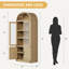 181.1cm H x 80cm W Standard Bookcase