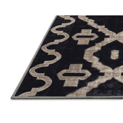 Tapis mauve lavable à la machine