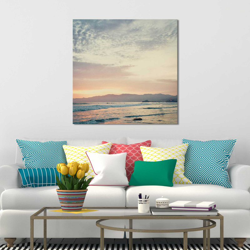 « on the coast », reproduction de photo sur toile, H 24 po x l 24 po x P 1 po