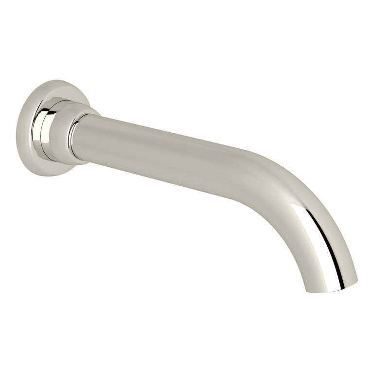 Polished Nickel Wall Mounted Tub Spout