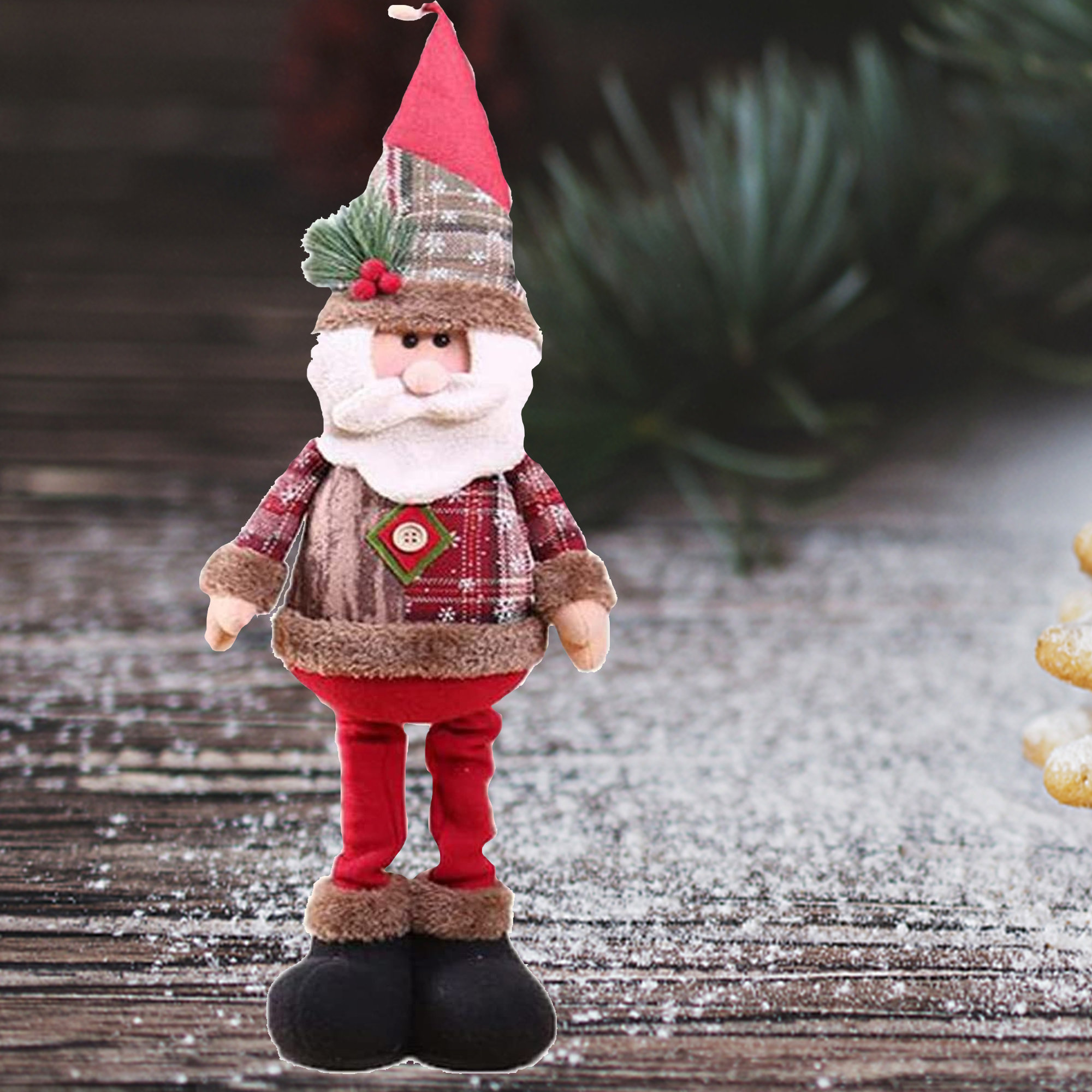 The Holiday Aisle® Santa Claus Christmas Doll | Wayfair