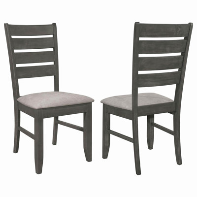 Chaises d'appoint rembourrées (ensemble de 2)