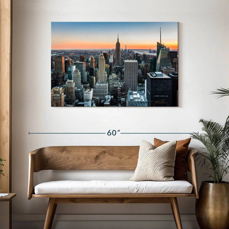 Sireci New York At Sundown, 30" H x 45" W