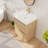 24" Single Freestanding Bathroom Vanity Set, Floor Standing Vanity With Resin Basin Sink Top, 2 Drawers-36359914-36359893