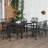 Amillie Rectangular 6 - Person 152cm Long Dining Set
