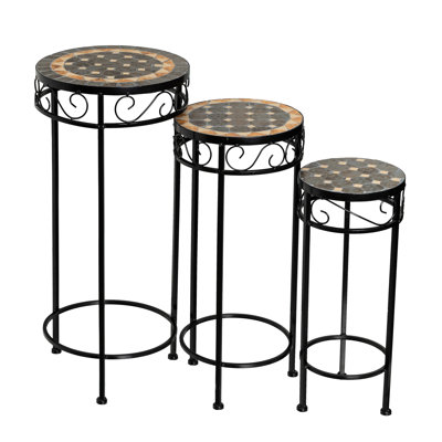 Blagdon Round Metal Outdoor Bistro Table , 30cm cm W 30cm cm D
